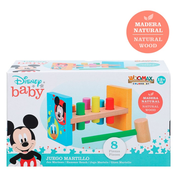 Juego Martillo Baby Disney madera