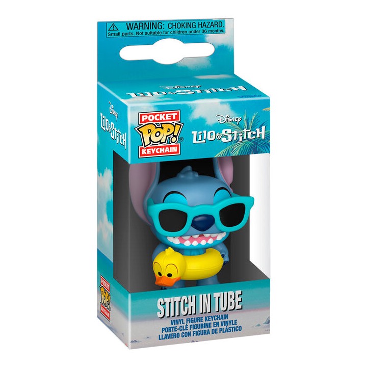 Llavero Pocket POP Disney Lilo & Stitch - Stitch in Tube
