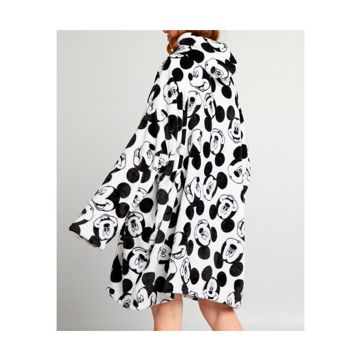 Bata sudadera oversize Mickey Disney coral adulto