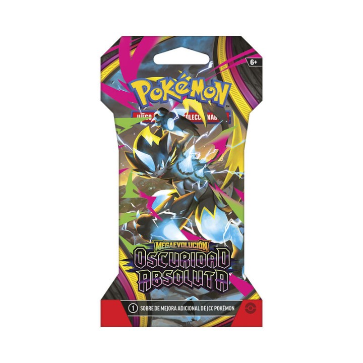 Sobre cartas Expansion Megaevolucion Oscuridad Absoluta Julio 2026 Pokemon español