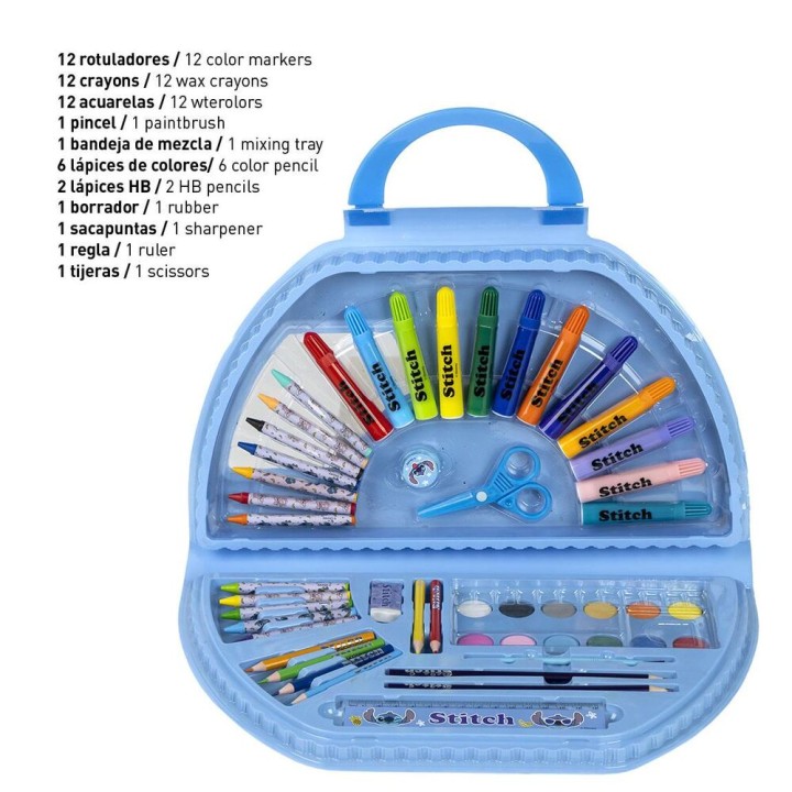 Set Papeleria Stitch Disney 50pzs