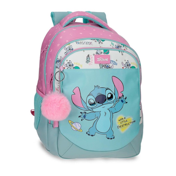 Mochila Little Destruction Stitch Disney 42cm adaptable