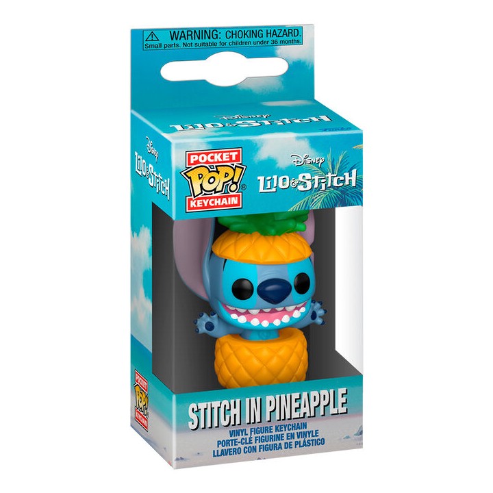 Llavero Pocket POP Disney Lilo & Stitch - Stitch in Pineapple