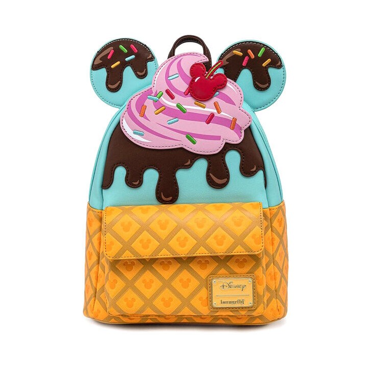 Mochila Ice Cream Mickey Minnie Disney Loungefly