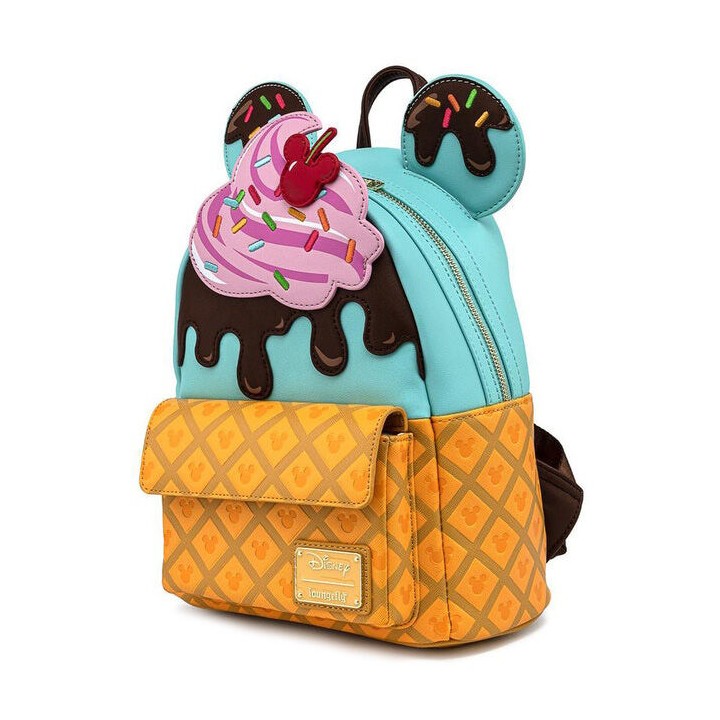 Mochila Ice Cream Mickey Minnie Disney Loungefly