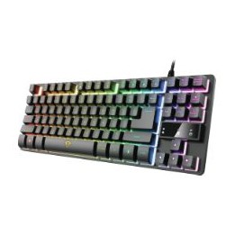 Teclado Gaming Trust GXT833 Thado TKL USB Negro (24067)