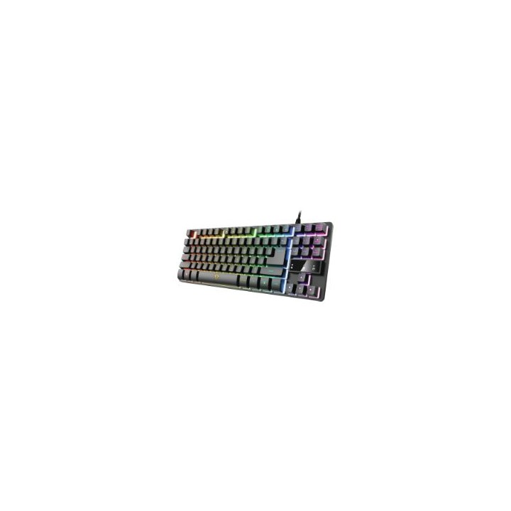 Teclado Gaming Trust GXT833 Thado TKL USB Negro (24067)