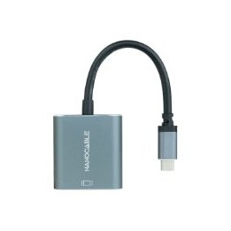 Adaptador Nanocable USB-C/M a DVI/H Gris (10.16.4103-G)
