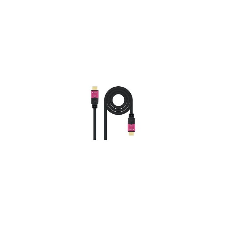 Nanocable HDMI A/M a HDMI A/M 15m Negro (10.15.3715)