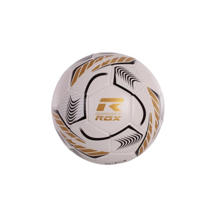 Balón de Fútbol Rox Sport R-Comand Blanco y Dorado