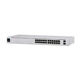 Switch Ubiquiti 24xRJ45 GbE 2xSFP PoE+ 1U (USW-24-POE)