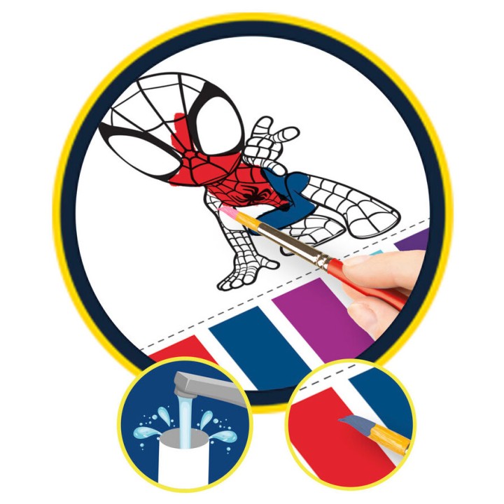 Estacion Dibujo Roll & Go Spidey Marvel