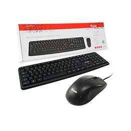 Teclado+Ratón EQUIP Life USB Portugués Negro (EQ245202)