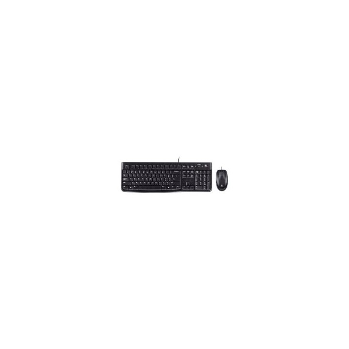 T+Ratón LOGITECH MK120 USB Italiano Negro (920-002543)