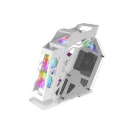 Caja Compacta Mars Gaming ARGB ATX mATX Blanca (MC61W)