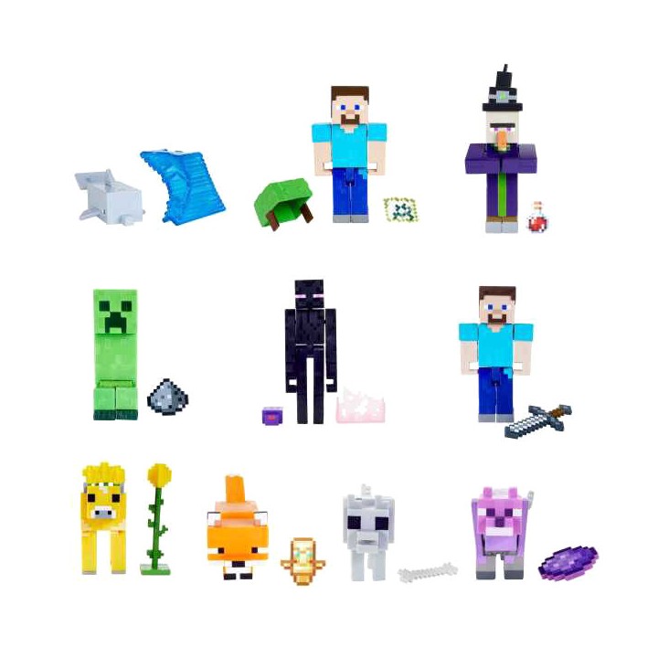 Figura Minecraft 8cm surtido