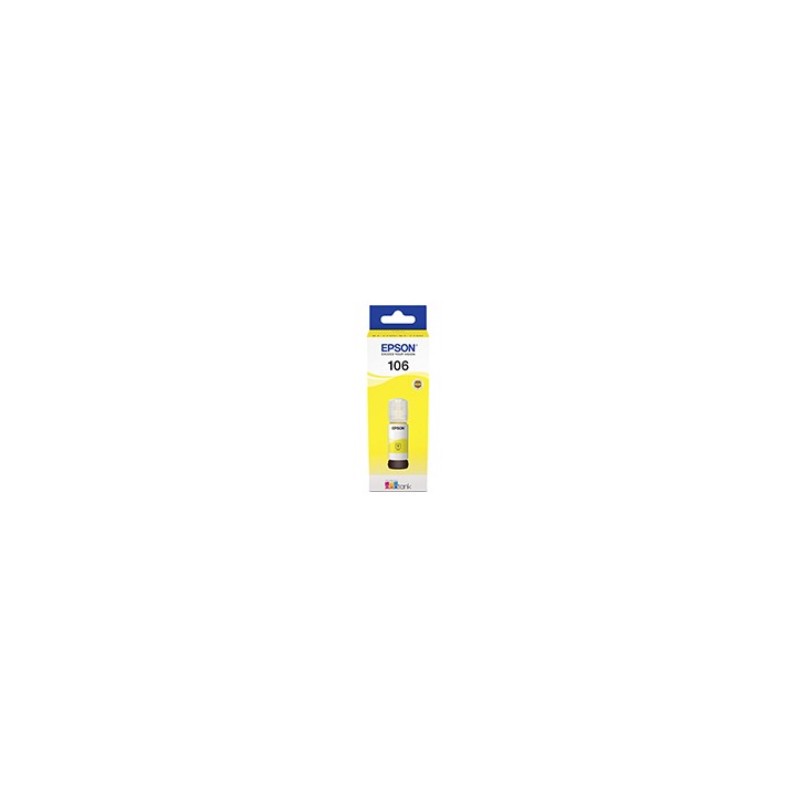 Botella de Tinta Epson 106 Amarillo 70ml (C13T00R440)