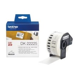Cinta BROTHER 38mm 30.48m Negro sobre Blanco (DK-22225)