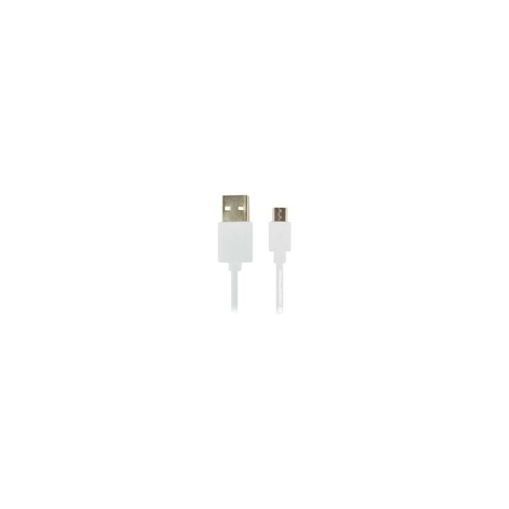 Cable CONCEPTRONIC USB 2.0 a mUSB 1m Blanco(CTUSBANDRW)