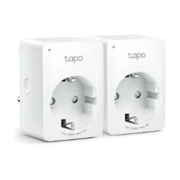 Enchufe Inteligente TP-Link WiFi BT Pack 2 (Tapo P100)