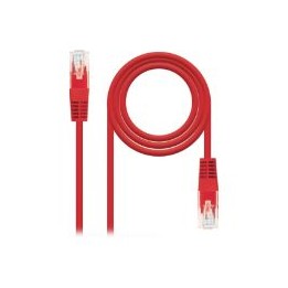 Nanocable RJ45 Cat.6 UTP 25cm Rojo (10.20.0400-L25-R)