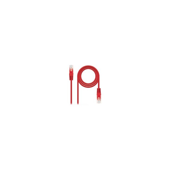 Nanocable RJ45 Cat.6 UTP 25cm Rojo (10.20.0400-L25-R)