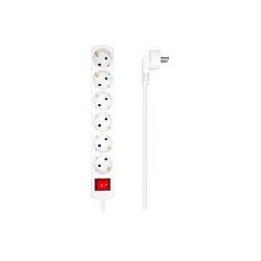 Regleta AISENS 6xSchuko Interruptor Blanca (A154-0535)