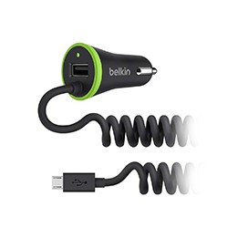 Cargador de Coche BELKIN USB Lightning (F8J154BT04-BLK)