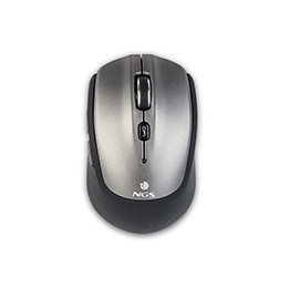 Ratón NGS Óptico Bluetooth 1600dpi Gris (FRIZZDUAL)