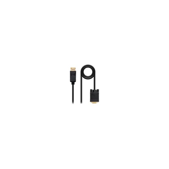 Nanocable DP/M a VGA/M 1m Negro (10.15.4401)