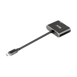 Adaptador Club 3D USB-C a DP/HDMI M/H Negro (CSV-1552)