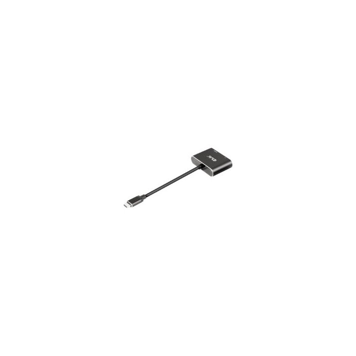Adaptador Club 3D USB-C a DP/HDMI M/H Negro (CSV-1552)