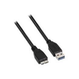 Cable AISENS USB-A/M a mUSB-B/M 1m Negro (A105-0043)