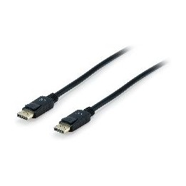 Cable EQUIP DP/M a DP/M 3m Negro (EQ119253)