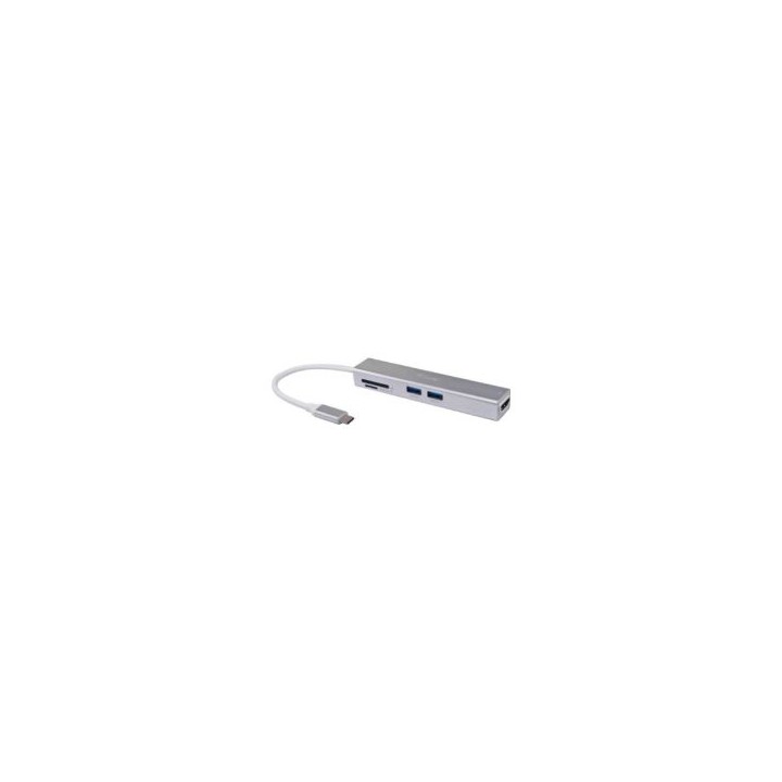 Adaptador EQUIP USB-C a HDMI/USB-A/Lector (EQ133480)