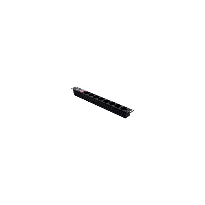 Regleta Aiten Data 8xSchuko Rack 1U Negra (20.08.19)