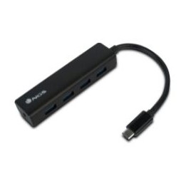 Hub NGS USB-C a 4xUSB-A 3.0 Negro (WONDERHUB4)