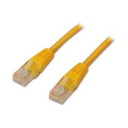 Cable AISENS RJ45 Cat.6 UTP 50cm Amarillo (A135-0253)