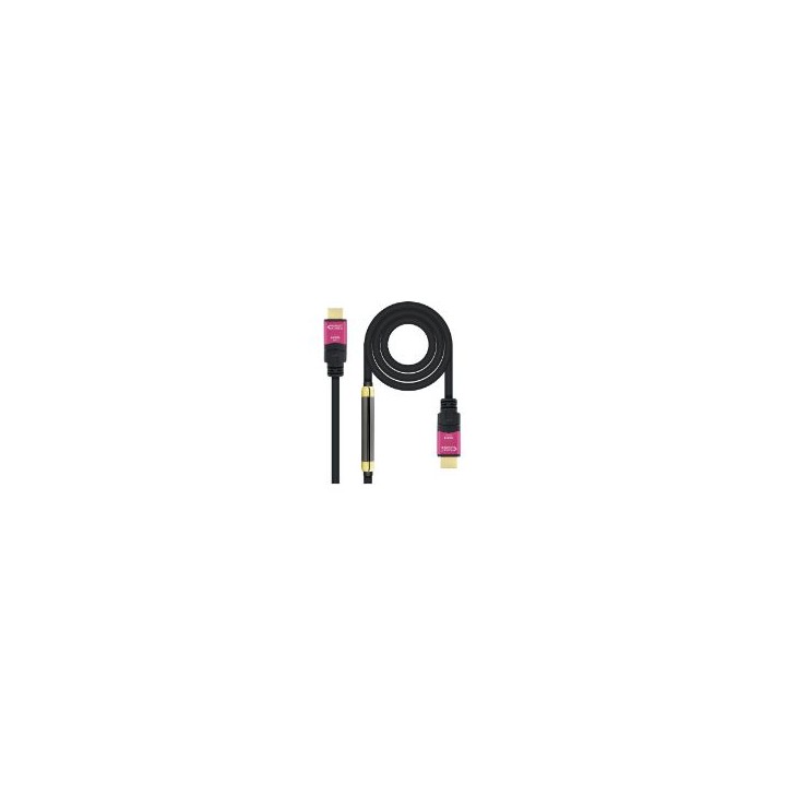 Nanocable HDMI A/M a HDMI A/M 25m Negro (10.15.3725)