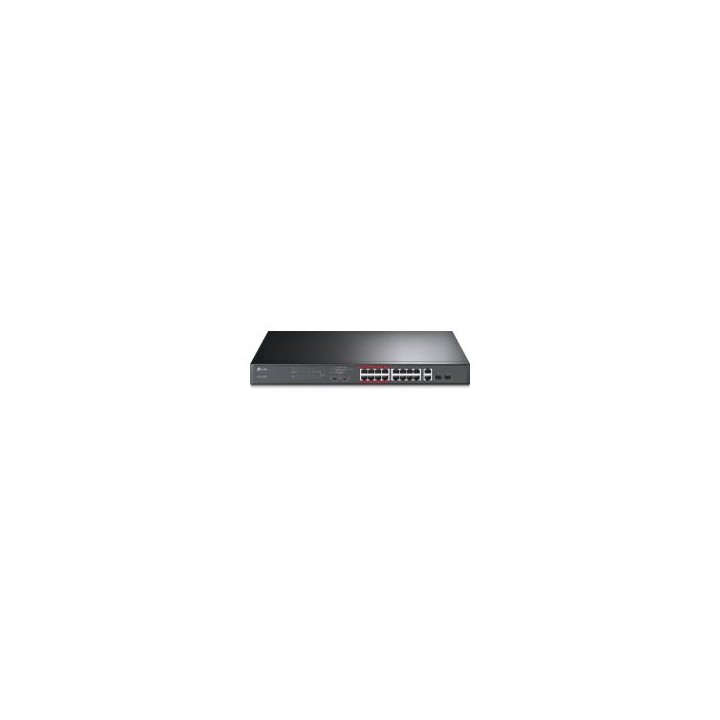 Switch TP-Link 18xRJ45 2xSFP PoE+ Rack 1U (TL-SL1218MP)
