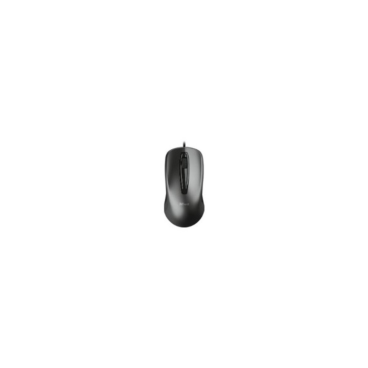 Ratón Trust Carve Óptico USB-A 1600dpi Negro (23733)