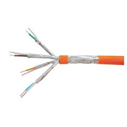 Cable EQUIP Cat.7 S/FTP AWG23 100m Naranja (EQ187321)