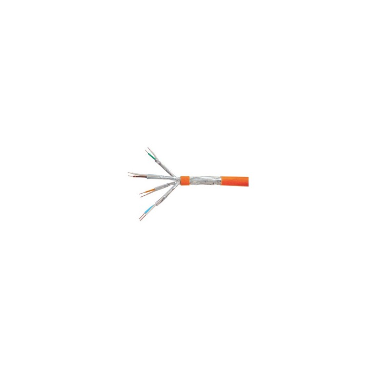 Cable EQUIP Cat.7 S/FTP AWG23 100m Naranja (EQ187321)