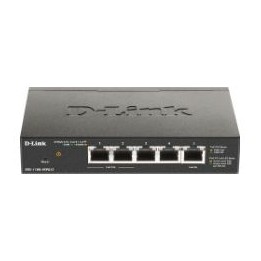 Switch D-Link 5xRJ45 GbE PoE Negro (DGS-1100-05PDV2)