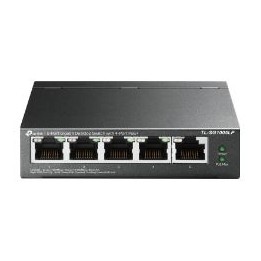 Switch TP-Link 5xRJ45 PoE+ Negro (TL-SG1005LP)