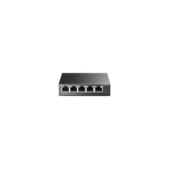 Switch TP-Link 5xRJ45 PoE+ Negro (TL-SG1005LP)
