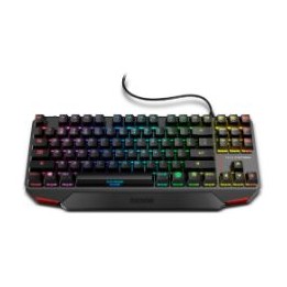 Teclado Gaming Ozone TKL RGB Negro (OZALPHASTRIKESP)