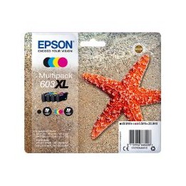 Tinta Epson 603XL Pack Negro/Tricolor (C13T03A64010)
