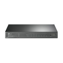 Switch TP-Link 8xRJ45 GbE PoE+ Rack Negro (TL-SG2008P)