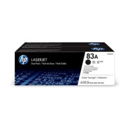 Toner HP LaserJet 83AD Negro 3000 pág Pack 2 (CF283AD)